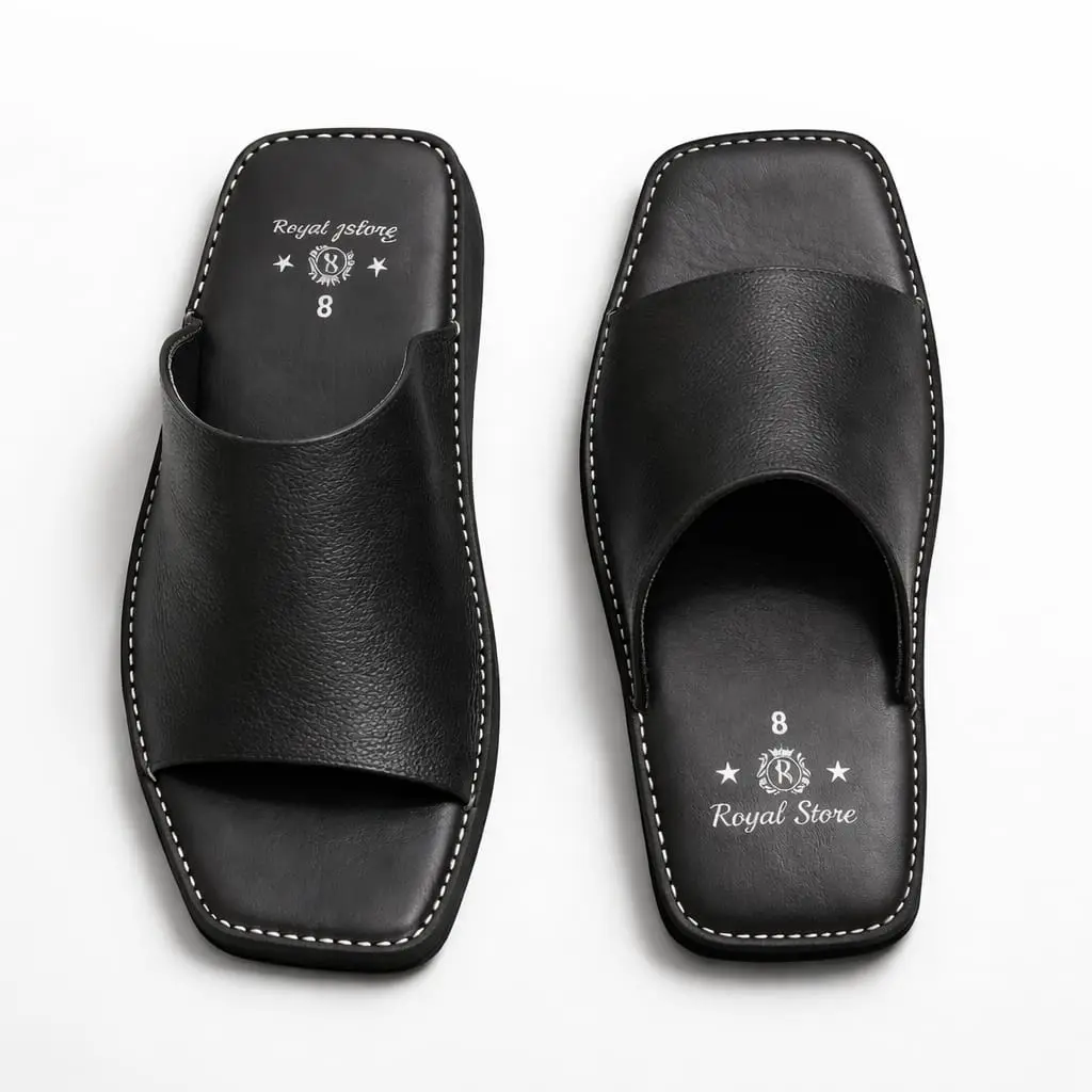 Royal Black slipper